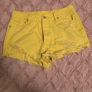 High waisted shorts